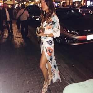 Flower Jumpsuit Dress